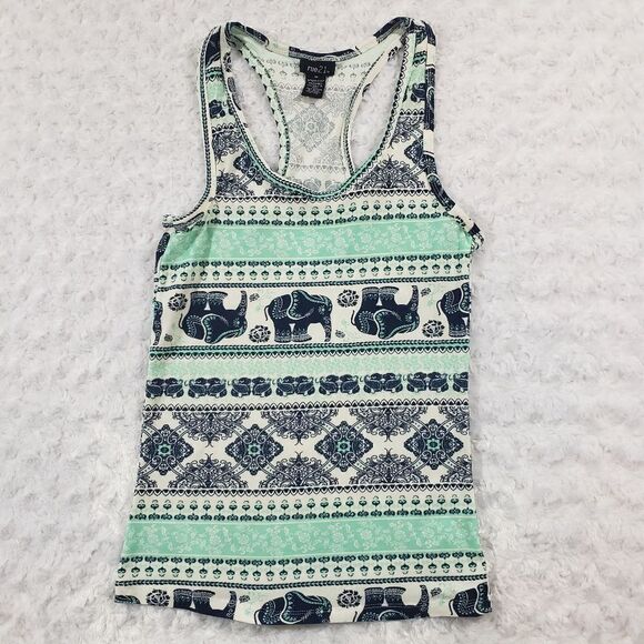 Rue 21 size medium elephant print tank - Picture 1 of 6